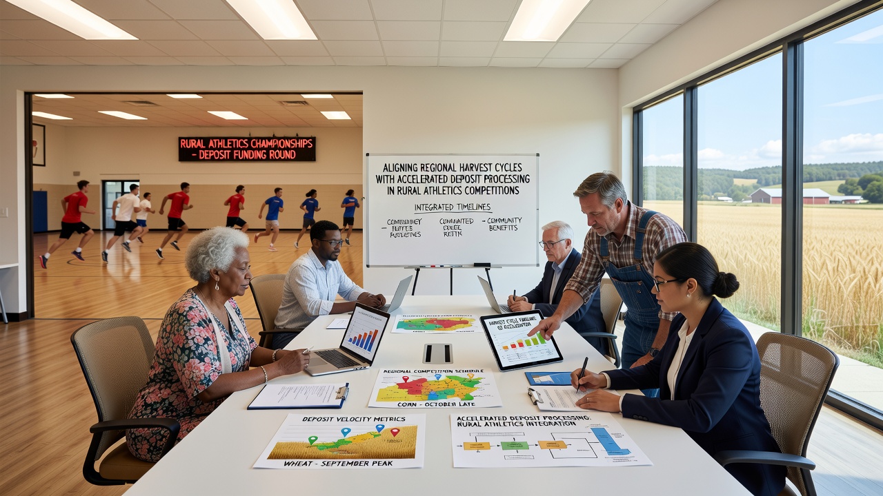 Mobile Zahlungssysteme bei einem ländlichen Sportevent mit Erntebezug