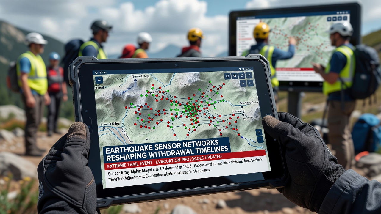 Sensornetzwerke und mobile Plattformen bei Trail-Events mit seismischer Überwachung